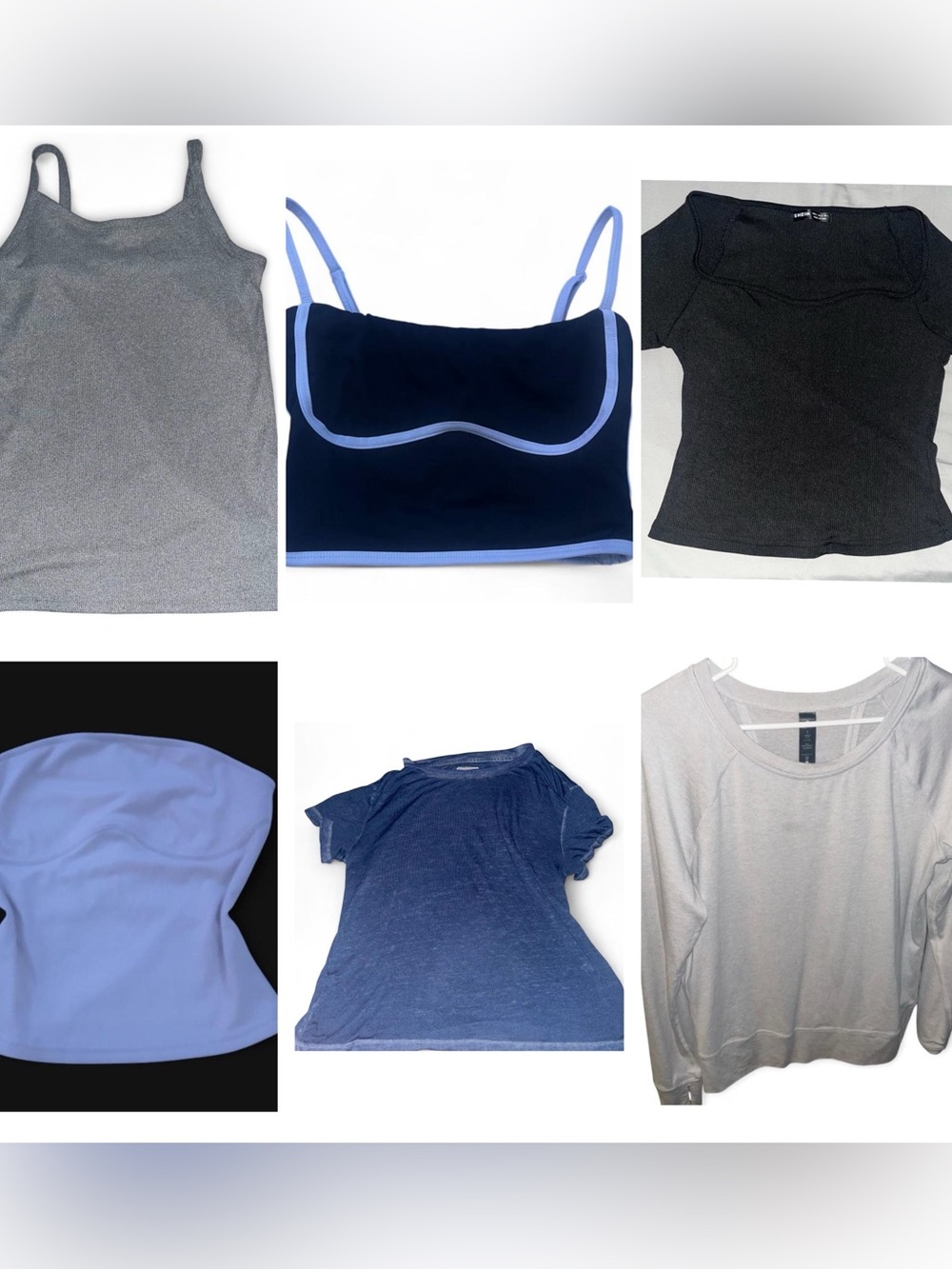 Womens Clothing Bundle 6 Tops (XS-M)